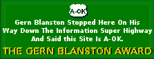 The Gern Blanston Award