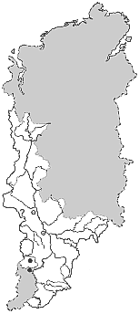 Places of meetings of a species in Central Siberia